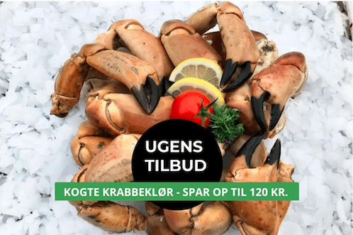 Tilbud kogte krabbeklør