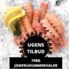 UGENS TILBUD: 700G JOMFRUHUMMERHALER